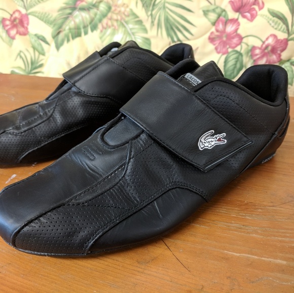 lacoste shoes for men black